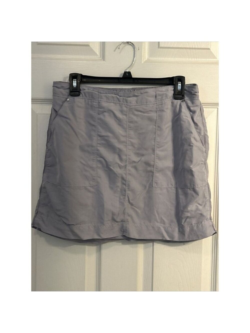 Short‎ Gray Lined Casual Skirt Size 8